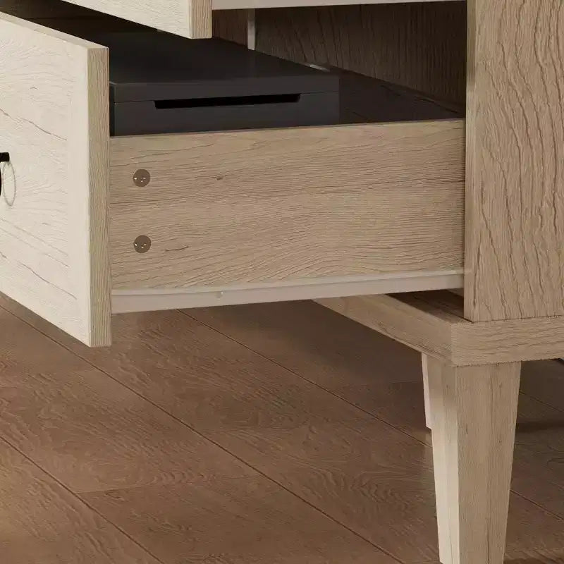 Cassettiera grande a 9 cassetti Hitow effetto legno chiaro Ampio spazio contenitivo + Stile moderno