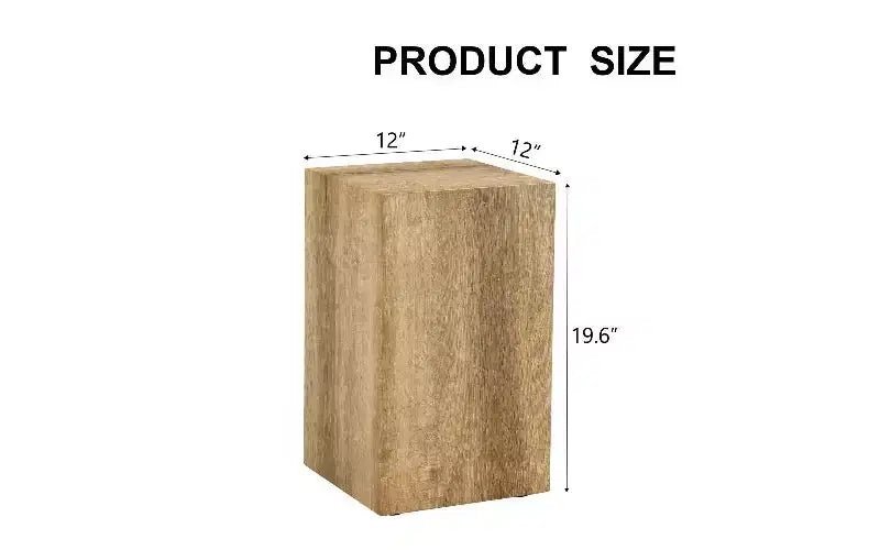 Tavolino da caffè rettangolare in MDF TUYOHW con texture naturale, Tavolino da salotto minimalista, Tavolino d'accento di lusso per soggiorno