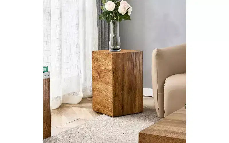 Tavolino da caffè rettangolare in MDF TUYOHW con texture naturale, Tavolino da salotto minimalista, Tavolino d'accento di lusso per soggiorno