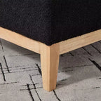 TUYOHW Poggiapiedi moderno con contenitore, poggiapiedi imbottito con coperchio reversibile, tavolino versatile per soggiorno, camera da letto, ingresso
