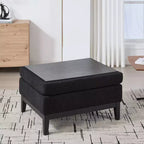 TUYOHW Poggiapiedi moderno con contenitore, poggiapiedi imbottito con coperchio reversibile, tavolino versatile per soggiorno, camera da letto, ingresso