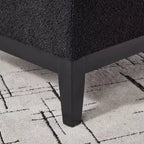 TUYOHW Poggiapiedi moderno con contenitore, poggiapiedi imbottito con coperchio reversibile, tavolino versatile per soggiorno, camera da letto, ingresso