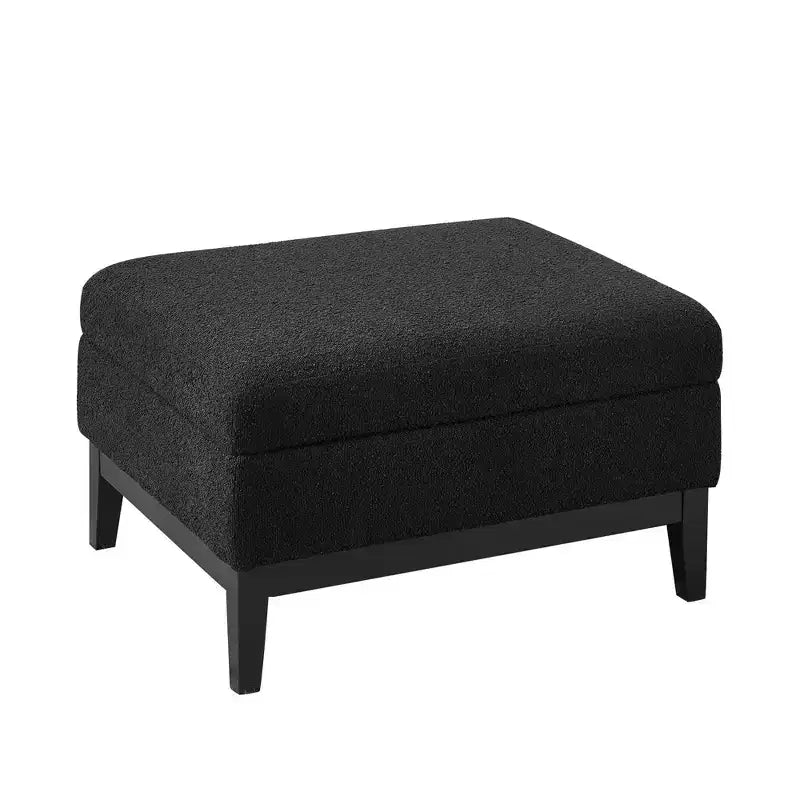 TUYOHW Poggiapiedi moderno con contenitore, poggiapiedi imbottito con coperchio reversibile, tavolino versatile per soggiorno, camera da letto, ingresso