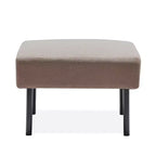 MAYEERTY Poggiapiedi Multifunzionale per Divano, Rivestimento Removibile Lavabile, Poggiapiedi Antiscivolo, Pouf Compatto per Soggiorno Camera da Letto Ufficio Casa, Beige