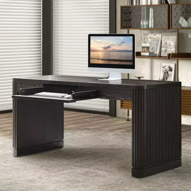 Scrivania Moderna Araoz con Prese di Corrente Integrate|HULALA HOME