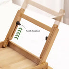 Tavolino da letto in bambù, regolabile in altezza e angolazione, con gambe pieghevoli, Portatile per lavorare, scrivere, disegnare, leggere a letto o a terra