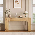 COZONY Long Console Table, Wooden Farmhouse Sofa Table for Entryway, Hallway & Living Room