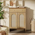 Lantine 43.3 Shoe Cabinet with Doors, 6-Tier Shoe Rack with Drawer and Adjustable Shelves for Entryway, Hallway, Bedroom