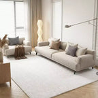 Divano moderno da 110.2 pollici a 4 posti con seduta profonda, 4 cuscini schienale e 2 cuscini decorativi, gambe in metallo, beige per soggiorno