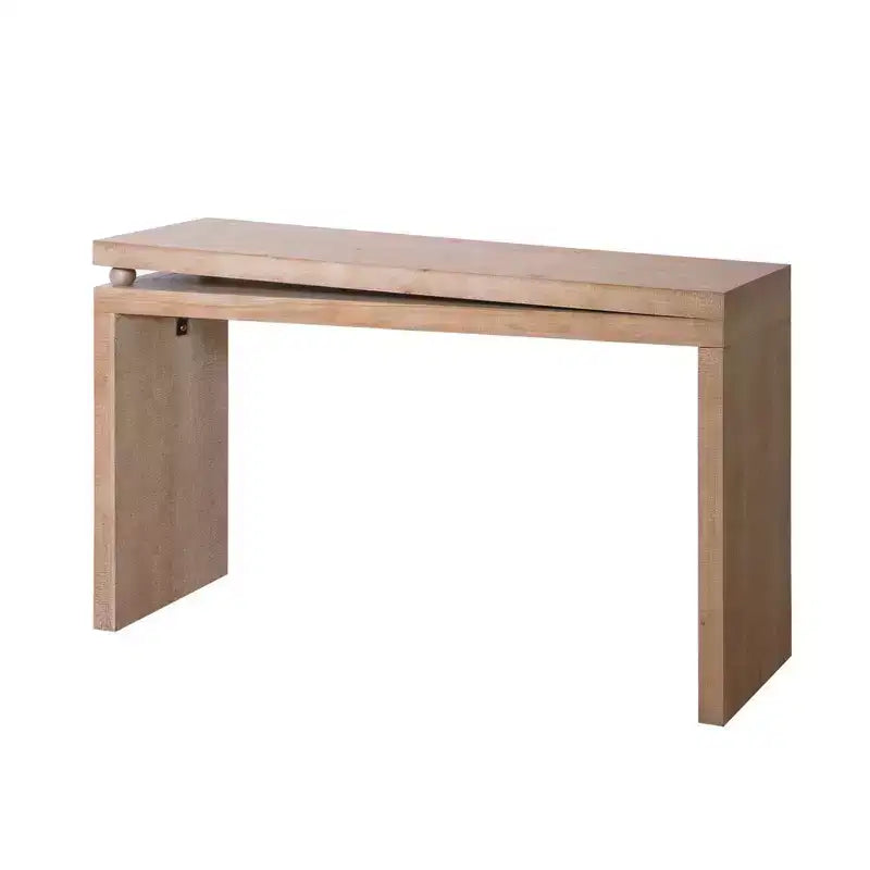 TUYOHW Tavolo Consolle Moderno, Elegante Tavolo da Ingresso con Bordo Decorativo Perlinato, Tavolo da Corridoio per Soggiorno, Ingresso