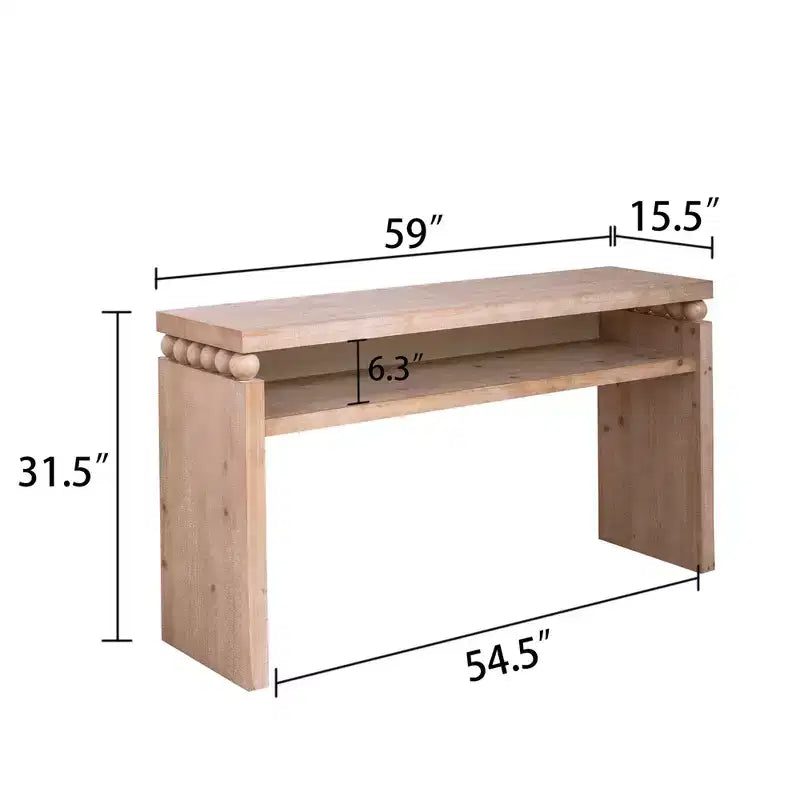 TUYOHW Tavolo Consolle Moderno, Elegante Tavolo da Ingresso con Bordo Decorativo Perlinato, Tavolo da Corridoio per Soggiorno, Ingresso