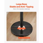 Appendiabiti da terra a stelo con base in marmo e 6 ganci per ingresso