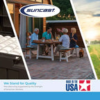Suncast Confezione da 6 Cesti in Resina da 25 x 7,25 Pollici, Accessorio per Casette da Esterno, Neri