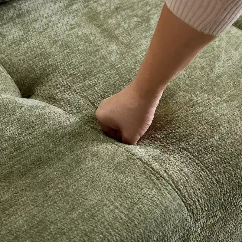 Divano Sezionale Modulare Moderno, Divano Letto Pieghevole Convertibile, Divano Comprimibile in Morbida ciniglia per Soggiorno, Camera da Letto-Panipeachy