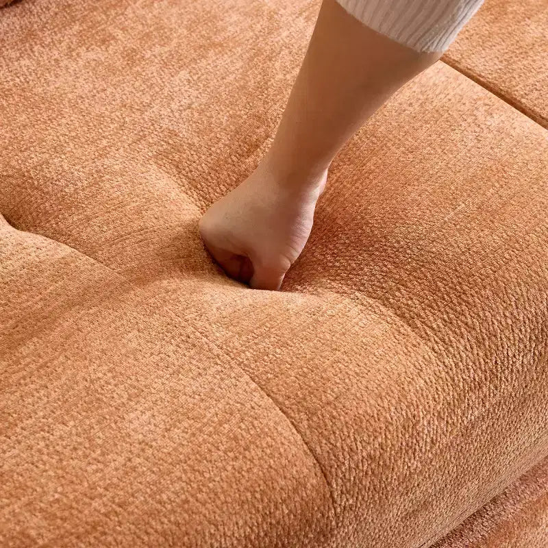 Divano Sezionale Modulare Moderno, Divano Letto Pieghevole Convertibile, Divano Comprimibile in Morbida ciniglia per Soggiorno, Camera da Letto-Panipeachy
