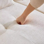 Divano Sezionale Modulare Moderno, Divano Letto Pieghevole Convertibile, Divano Comprimibile in Morbida ciniglia per Soggiorno, Camera da Letto-Panipeachy