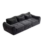 Divano Sezionale Modulare Moderno, Divano Letto Pieghevole Convertibile, Divano Comprimibile in Morbida ciniglia per Soggiorno, Camera da Letto-Panipeachy