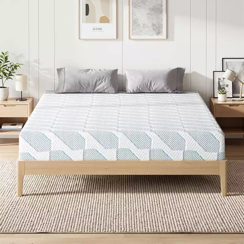 EHMKNP 6 inch Twin/Twin XL/Full Sizes Mattress for Adult Teenager Single, Cooling Memory Foam Mattress,Removable Washable Cover, Medium Firm