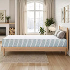 EHMKNP Materasso 6 pollici per letto singolo/piazza e mezza, per adulti e ragazzi, in memory foam rinfrescante, con fodera lavabile rimovibile, rigidità media