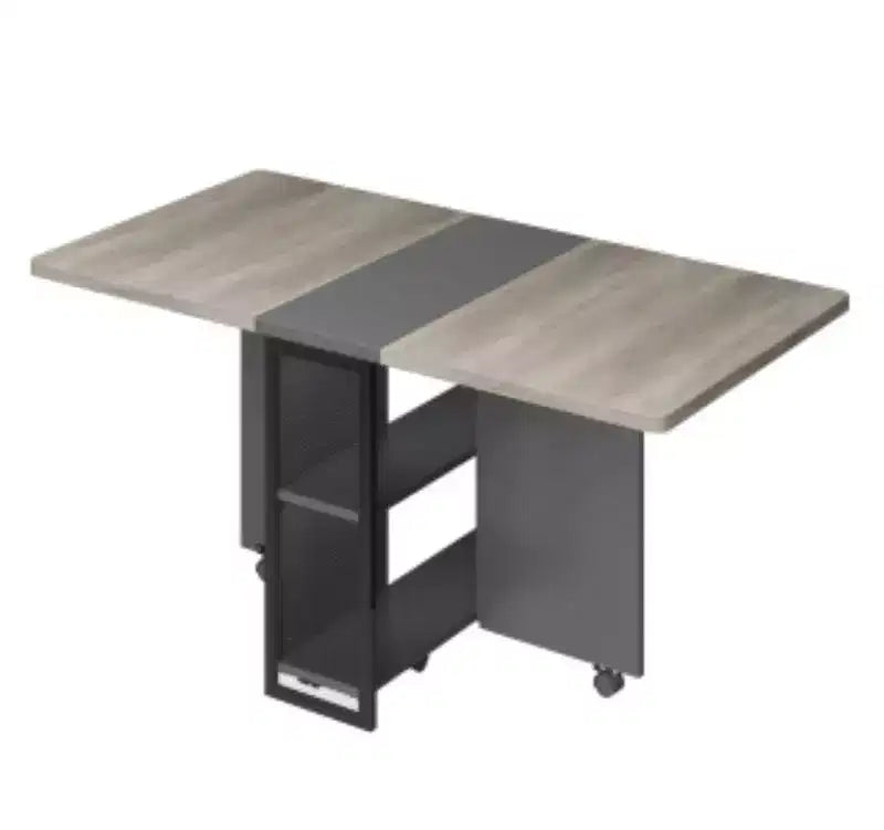 Iron+PB+Wire Mesh Folding Dining Table,