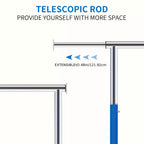 Appendiabiti per bambini su ruote, appendiabiti in metallo regolabile per cameretta, armadio e balcone
