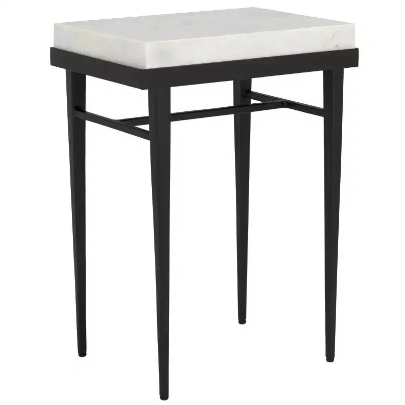Tavolino Eldin in Marmo - ACC3746 - Crema/Nero - Safavieh