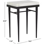 Tavolino Eldin in Marmo - ACC3746 - Crema/Nero - Safavieh