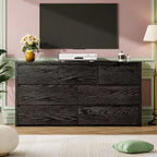 Cassettiera a 7 cassetti per camera da letto, Comò moderno e spazioso, Grande cassettiera in legno per soggiorno, corridoio, ingresso