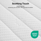Materassi in memory foam gel per notti fresche e un sonno riposante, certificati CertiPUR-US