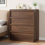 4-Drawer Nightstand Dresser, Large Storage Chest for Bedroom, Nursery, Living Room and Entryway