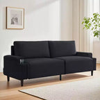 COZONY Divano Moderno 80 pollici con Portabicchieri, Divano a 3 posti con seduta profonda, Comodo Divano per Soggiorno, Ufficio, Appartamento