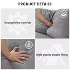 COZONY Divano Moderno 80 pollici con Portabicchieri, Divano a 3 posti con seduta profonda, Comodo Divano per Soggiorno, Ufficio, Appartamento