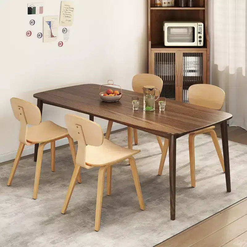 Costway Set di 2 Sedie da Pranzo Moderne con Sedile Ampio e Schienale Curvo Piedini Regolabili
