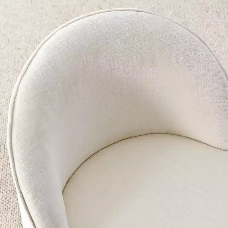 Set da pranzo rotondo moderno per 6 persone, tavolo da pranzo nero con piedistallo, sedie a botte girevoli in ciniglia con ruote - Panipeachy