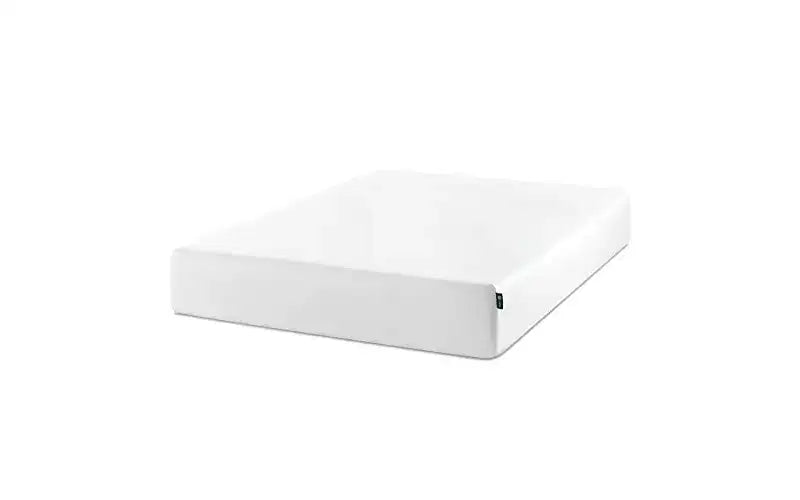 ZINUS Materasso in memory foam al tè verde, 10 pollici, queen, senza fibra di vetro, rigidità media, sollievo dalla pressione zonale, schiume e tessuto certificati sicuri.
