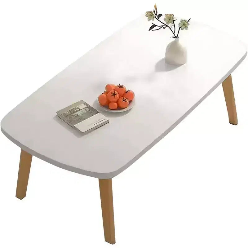 Tavolino Pieghevole in Legno, Tavolo Pieghevole per Laptop da 100 cm, Tavolino Basso per Piccoli Spazi da Usare Seduti a Terra per Soggiorno, Camera da Letto, Ufficio