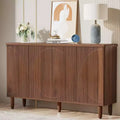 Lantine Buffet Cabinet Sideboard: Modern storage cabinet with doors, suitable for living room, kitchen, dining room (Brown). From Lantine Store.