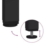 vidaXL Mobile bagno con mensola 3 pz in legno multistrato Portaoggetti per