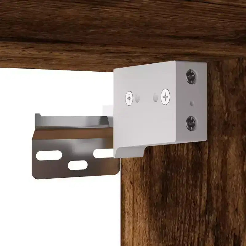vidaXL Mobile bagno con mensola 3 pz in legno multistrato Portaoggetti per