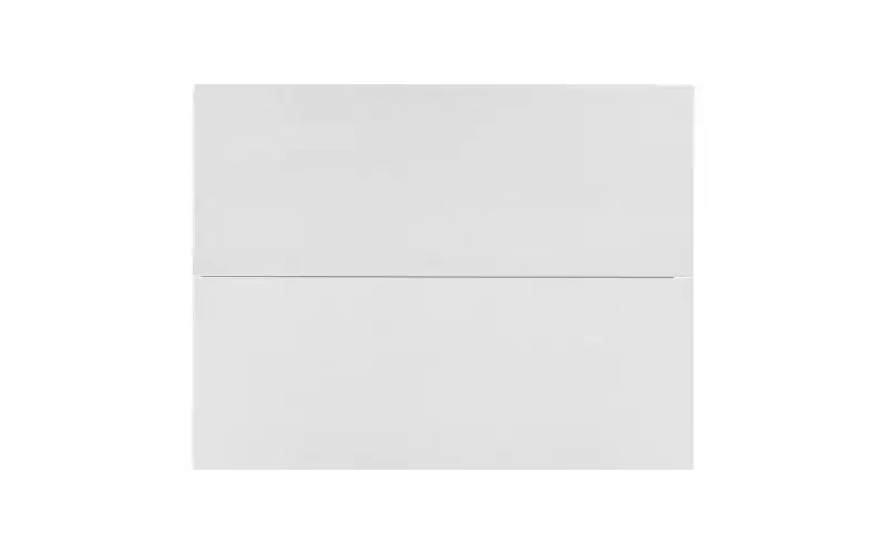 JVNOXK Tavolo da Pranzo Allungabile in Legno in Stile Rustico da 91 cm con Anta Pieghevole, Ideale per Piccoli Spazi, Gambe in Legno di Gomma Massello, Bianco