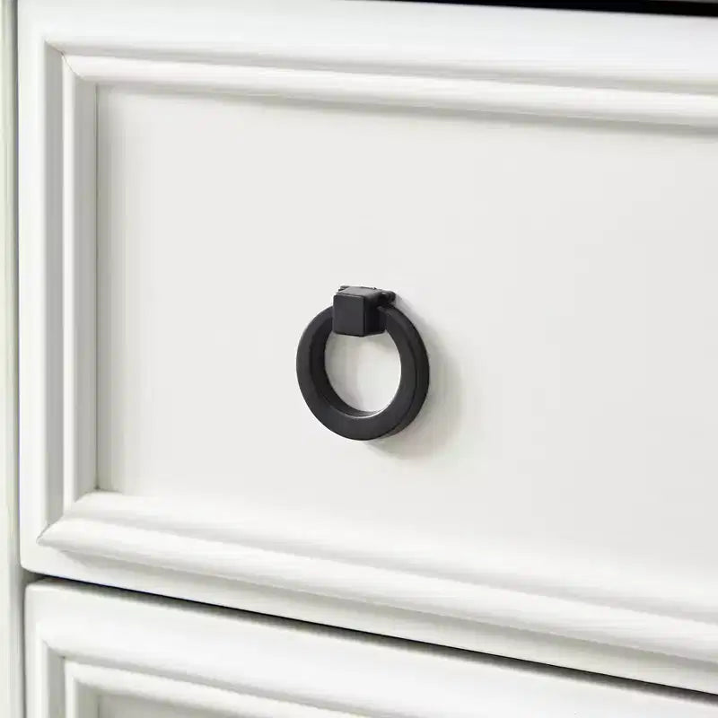Comò moderno a 6 cassetti, cassettiera alta con maniglia facile da tirare, per camera da letto o corridoio