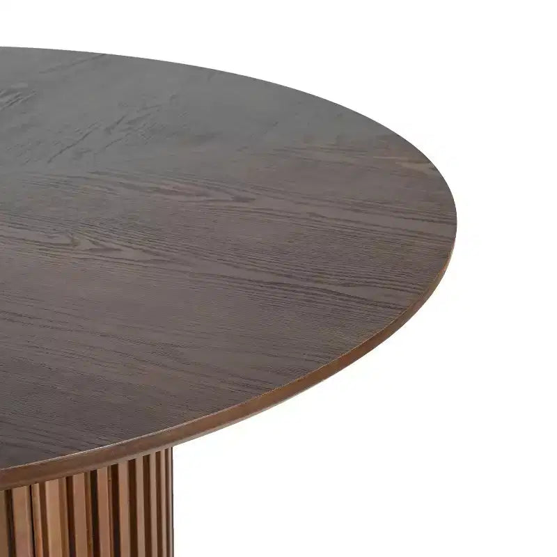 Set da pranzo rotondo moderno Christopher Knight Home Seema 5 pezzi con sedie imbottite in legno di gomma