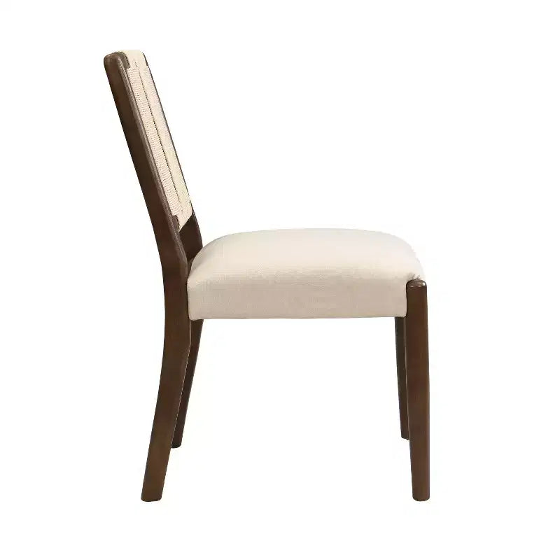Set da pranzo rotondo moderno Christopher Knight Home Seema 5 pezzi con sedie imbottite in legno di gomma