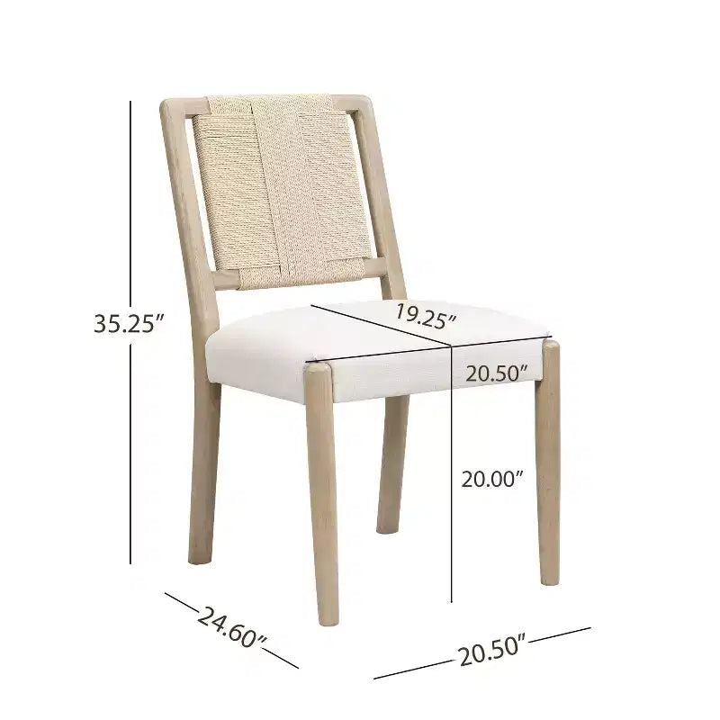 Set da pranzo rotondo moderno Christopher Knight Home Seema 5 pezzi con sedie imbottite in legno di gomma