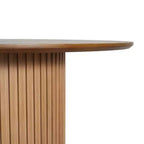 Set da pranzo rotondo moderno Christopher Knight Home Seema 5 pezzi con sedie imbottite in legno di gomma