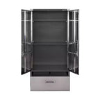 Armadietto contenitore UltraHD Seville Classics con cassetto inferiore, 91,4 cm L x 45,7 cm P x 182,9 cm H
