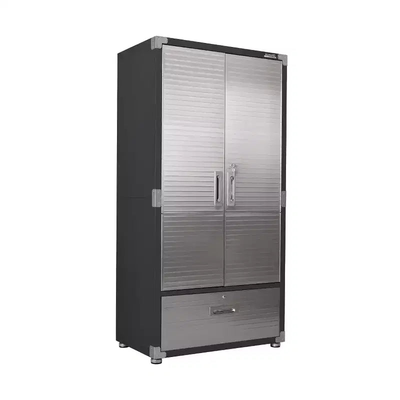 Armadietto contenitore UltraHD Seville Classics con cassetto inferiore, 91,4 cm L x 45,7 cm P x 182,9 cm H