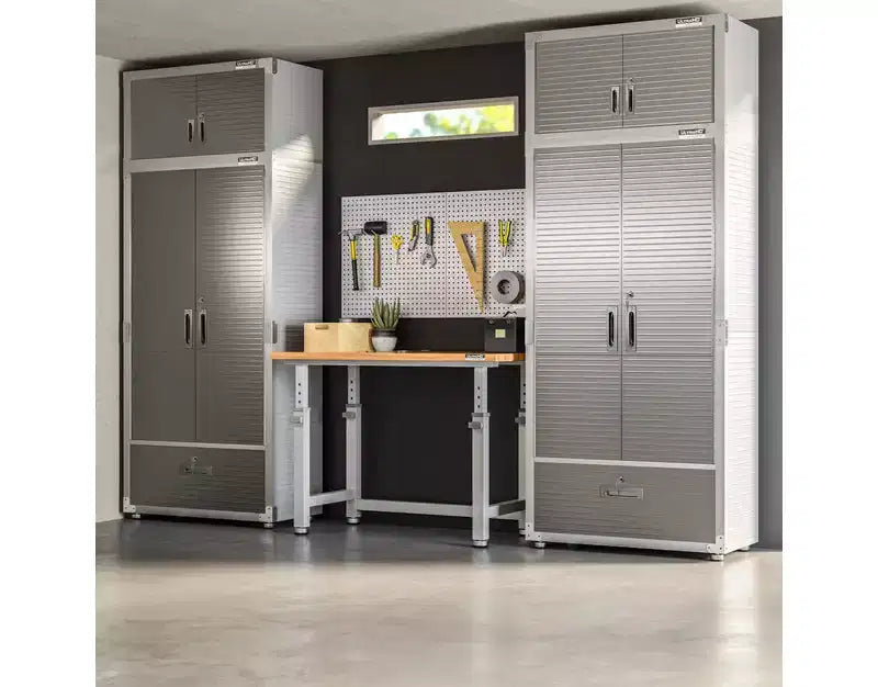 Armadietto contenitore UltraHD Seville Classics con cassetto inferiore, 91,4 cm L x 45,7 cm P x 182,9 cm H