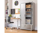 Armadietto contenitore UltraHD Seville Classics con cassetto inferiore, 91,4 cm L x 45,7 cm P x 182,9 cm H