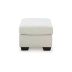 Signature Design by Ashley Ammon Pouf, Rivestimento in poliestere cordato, Avorio